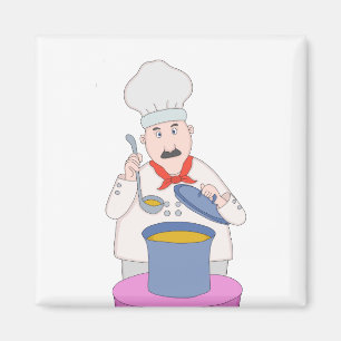 Imã Chef Mustachiado