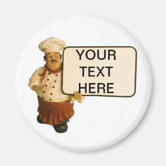 Imã Chef Permite Que Você Coloque Seu Próprio Texto Em