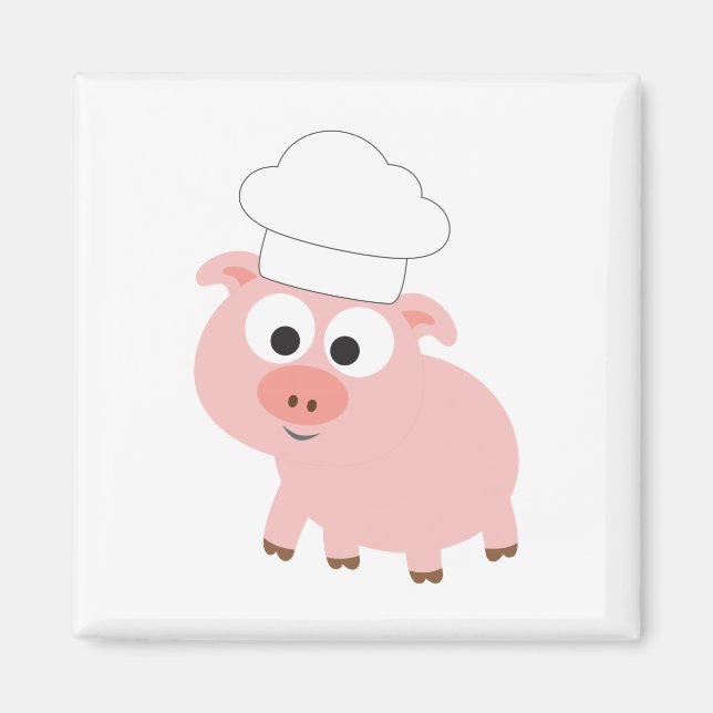 Imã Chef Pig (Frente)