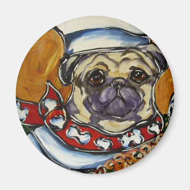 Imã Chef Pug (Frente)