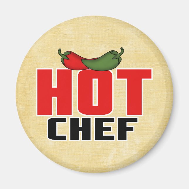 Imã Chef Quente (Pimentos Vermelhos e Verdes) (Frente)