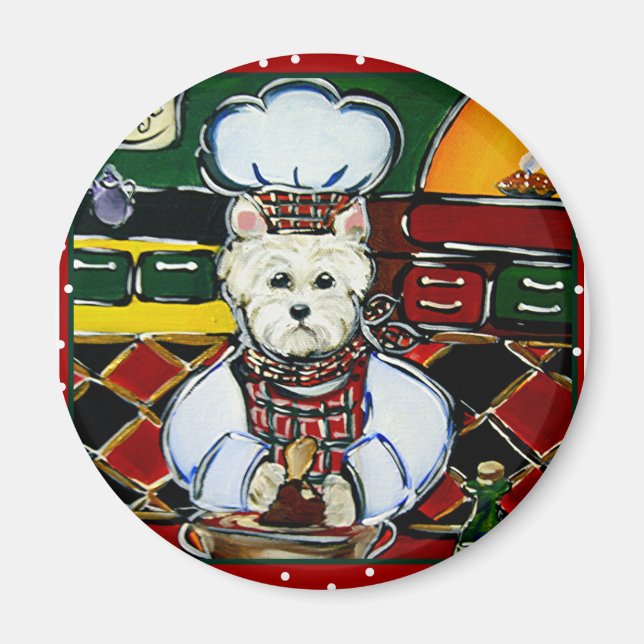 Imã Chef Westie (Frente)