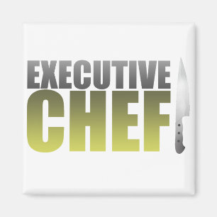 Imã Chefe de cozinha amarelo