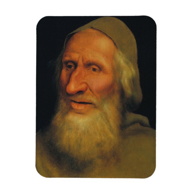 Ímã Chefe de um Velho (por Quentin Metsys) (Vertical)
