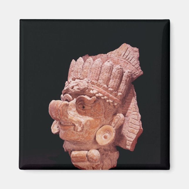 Imã Chefe do deus do milho maia, Oaxaca, c.500 AD (Frente)