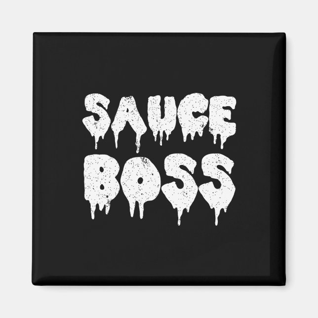 Imã Chefe Molho Chefe Bbq Cozinheiro Comida Humor  (Frente)