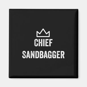 Imã Chefe Sandbagger Gift Para Golf Meme Bjj Chess San