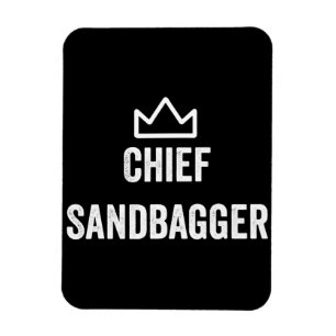 Ímã Chefe Sandbagger Golf Meme Bjj Chess Sandbag