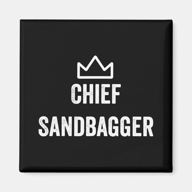 Imã Chefe Sandbagger Golf Meme Bjj Chess Sandbag (Frente)
