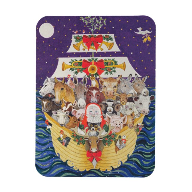 Ímã Chegada de Natal (Vertical)