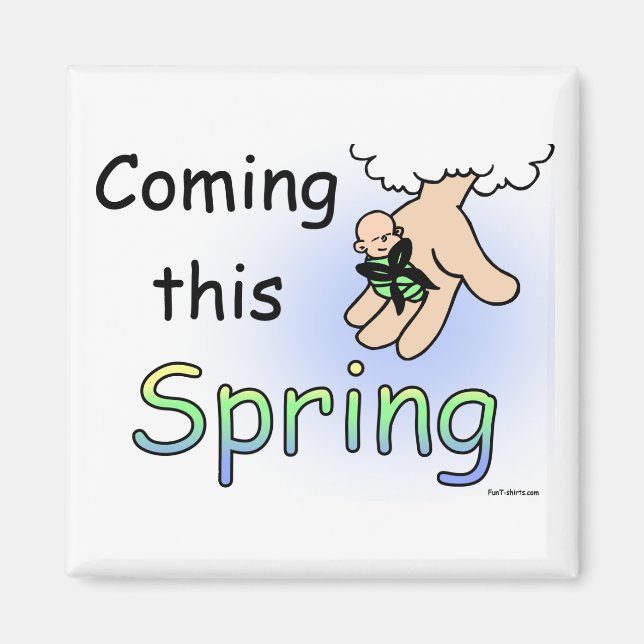Imã Chegando este ímã Primavera (Frente)