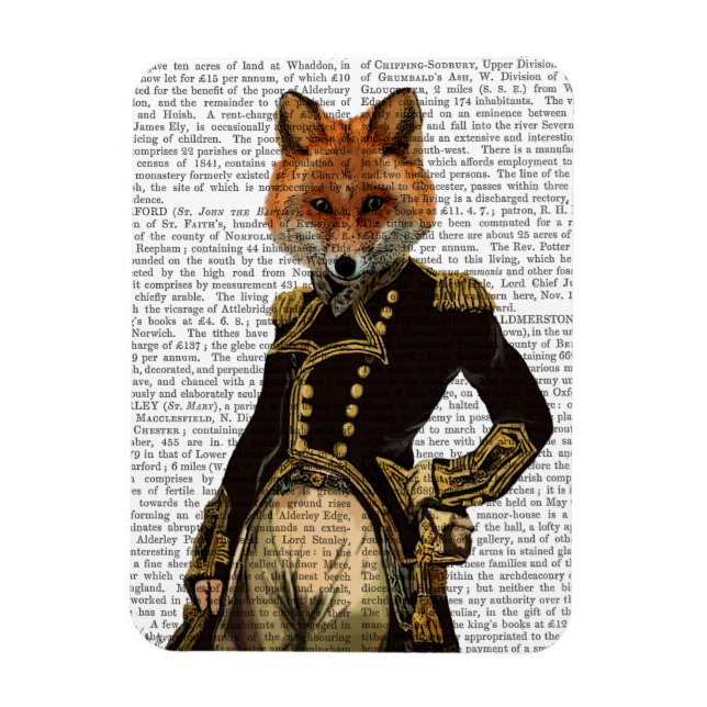 Ímã Cheio Almirante Fox (Vertical)