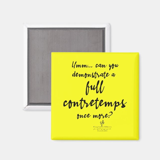 Imã Cheio Contretemps Meyer Lemon (Front/Back)