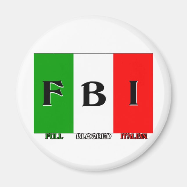 Imã CHEIO do FBI inundado em italiano (Frente)
