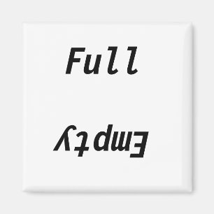 Imã Cheio Frigorífico vazio