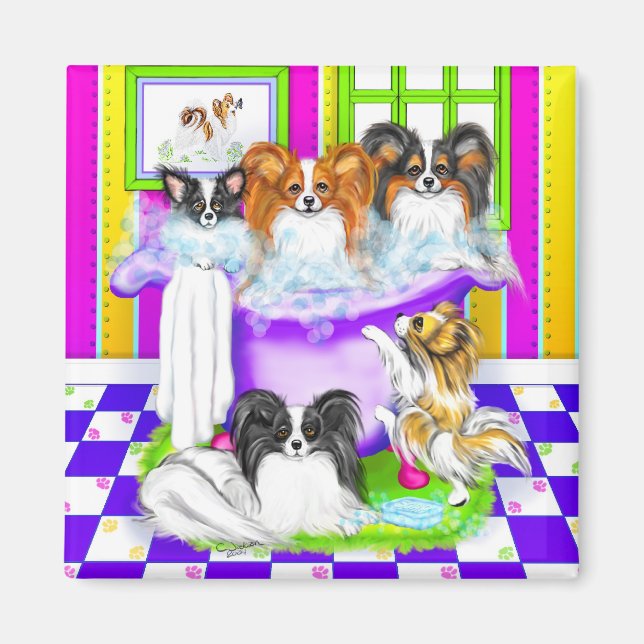 Imã Cheio Papillon Tub (Frente)