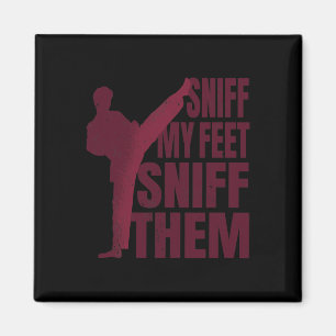 Imã Cheire Meus Pés Engraçado Karate Taekwondo Kung Fu