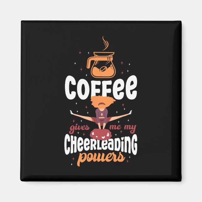 Imã Cheiro Cheerleading Café Café Me Dá Meu Cheiro (Frente)