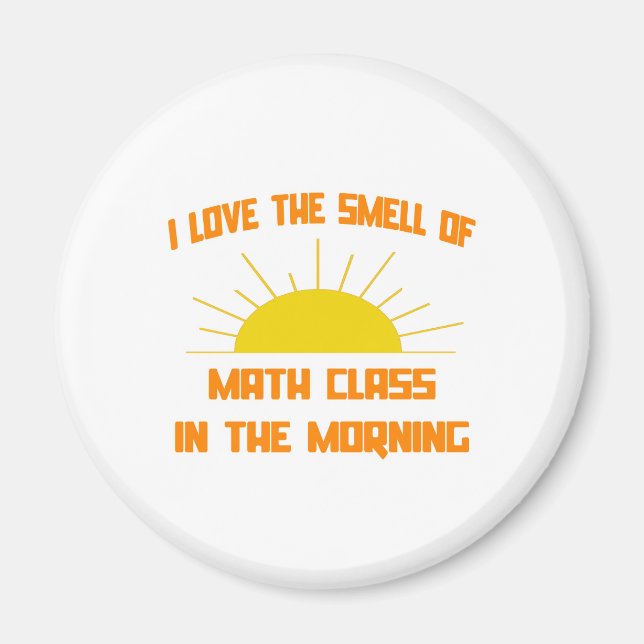 Imã Cheiro de classe matemática pela manhã (Frente)