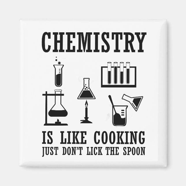 Imã chemistry is like cooking (Frente)
