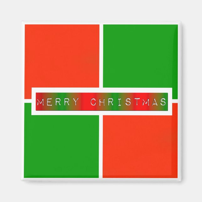 Imã Cheque de Natal (Frente)