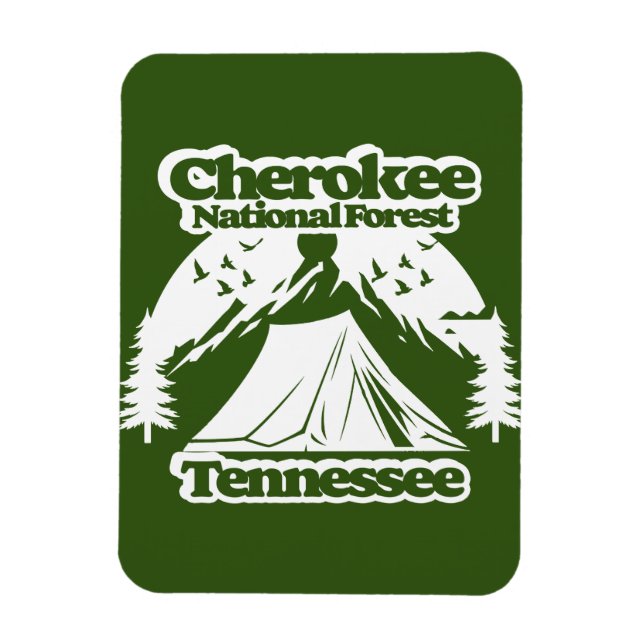Ímã Cherokee National Forest Tennessee (Vertical)