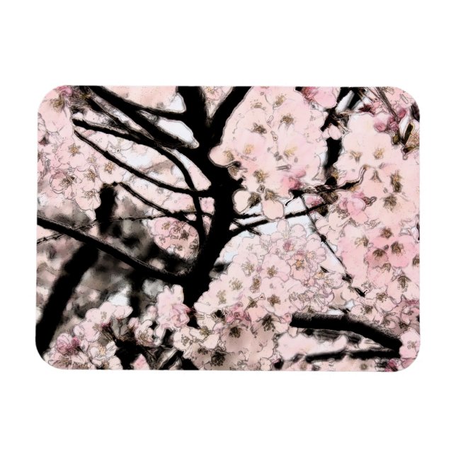 Ímã Cherry Blossom Editado (Horizontal)