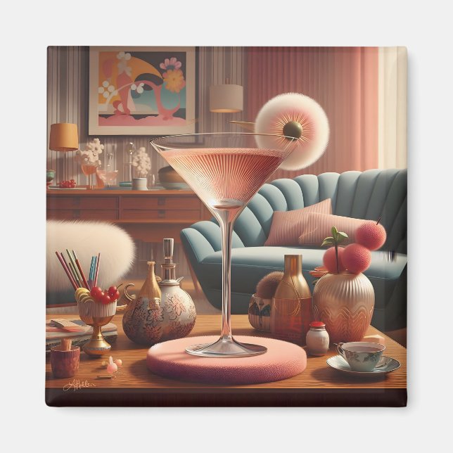 Imã Cherry Blossom Martini (Frente)