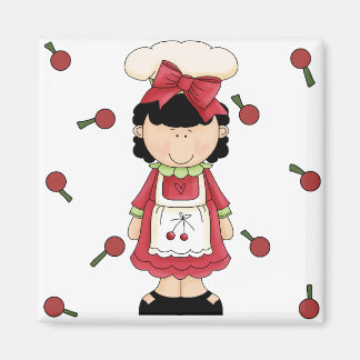 Imã Cherry Girl Magnet