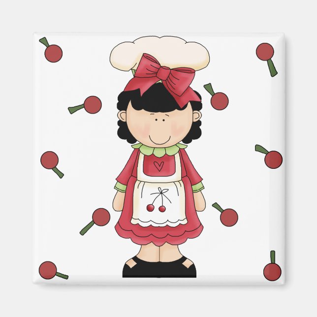 Imã Cherry Girl Magnet (Frente)