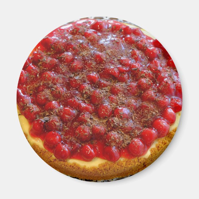 Imã Cherry Graham Cheesecake Magnet (Frente)