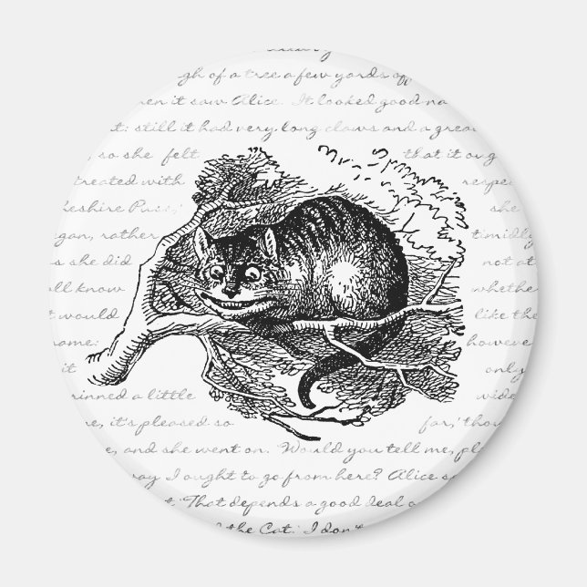 Imã Cheshire Cat - Estamos todos zangados aqui (Frente)