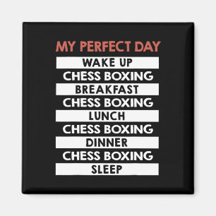Imã Chess Boxando Minha Rotina do Dia do Jogador Perfe