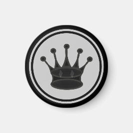 Imã Chess Piece Black Queen