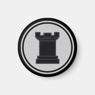 Imã Chess Piece Black Rook