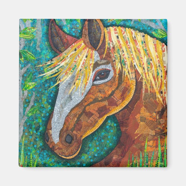 Imã Chestnut Horse (Frente)