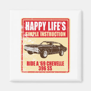 Imã Chevrolet 1969 Chevelle 396 SS