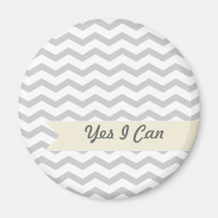 Imã Chevron cinzento