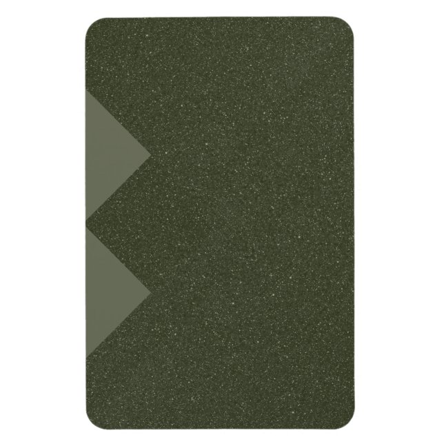 Ímã Chevron Edge Musgo Verde – Personalizável (Vertical)