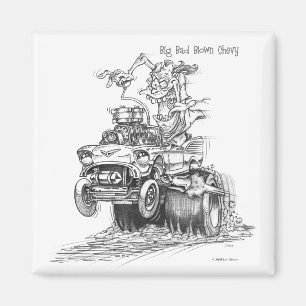 Imã Chevy fundido mau grande