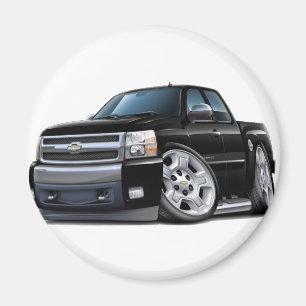 Imã Chevy Silverado Black Extended Cab