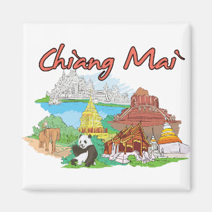 Imã Chiang Mai, Cidade Famosa Mundial da Tailândia