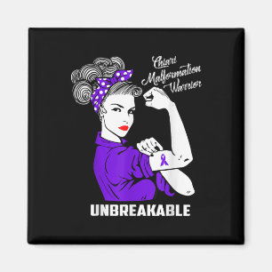 Imã Chiari Malformation Warrior Camisas Inseparáveis