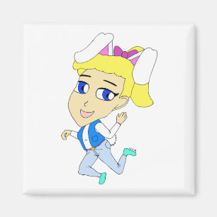 Imã chibi bunnygirl