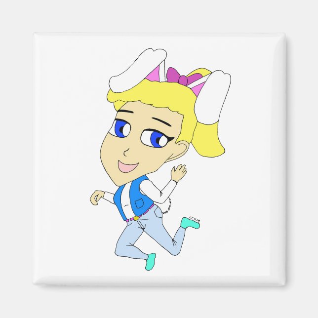 Imã chibi bunnygirl (Frente)