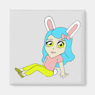 Imã chibi bunnygirl