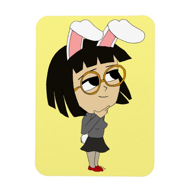 ímã chibi bunnygirl (Vertical)