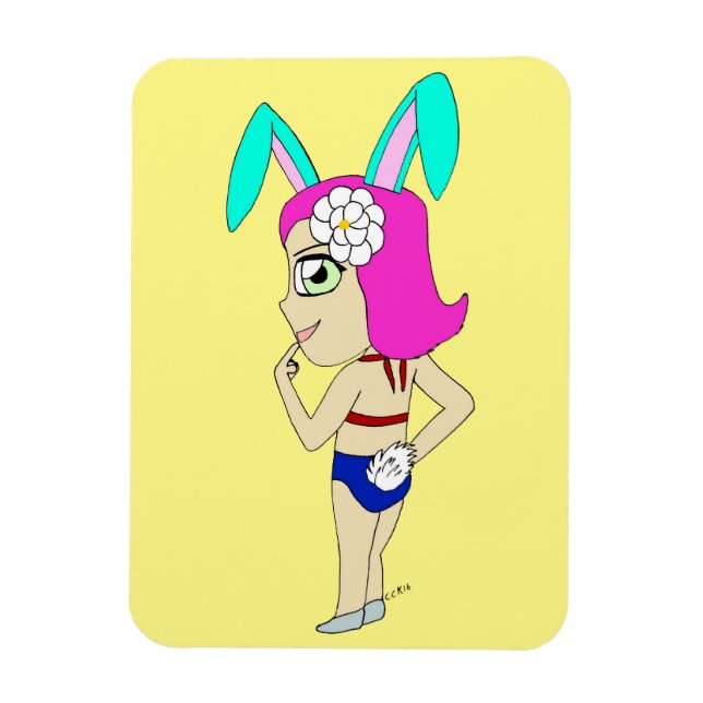 Ímã chibi bunnygirl (Vertical)