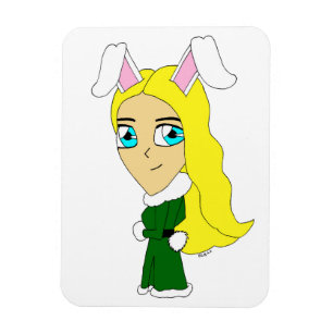 Ímã chibi bunnygirl