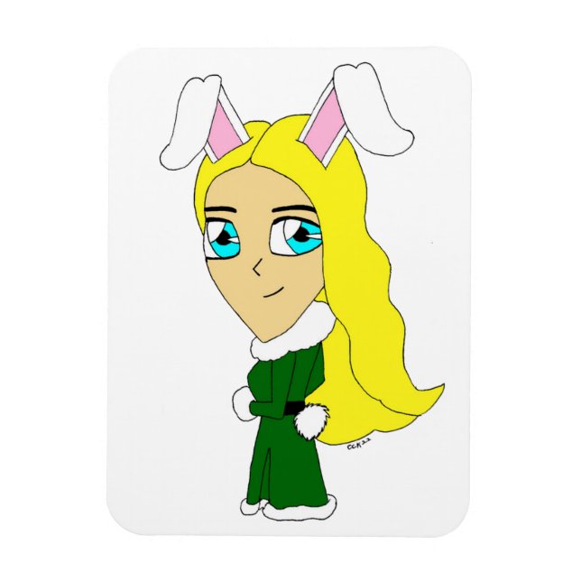 Ímã chibi bunnygirl (Vertical)